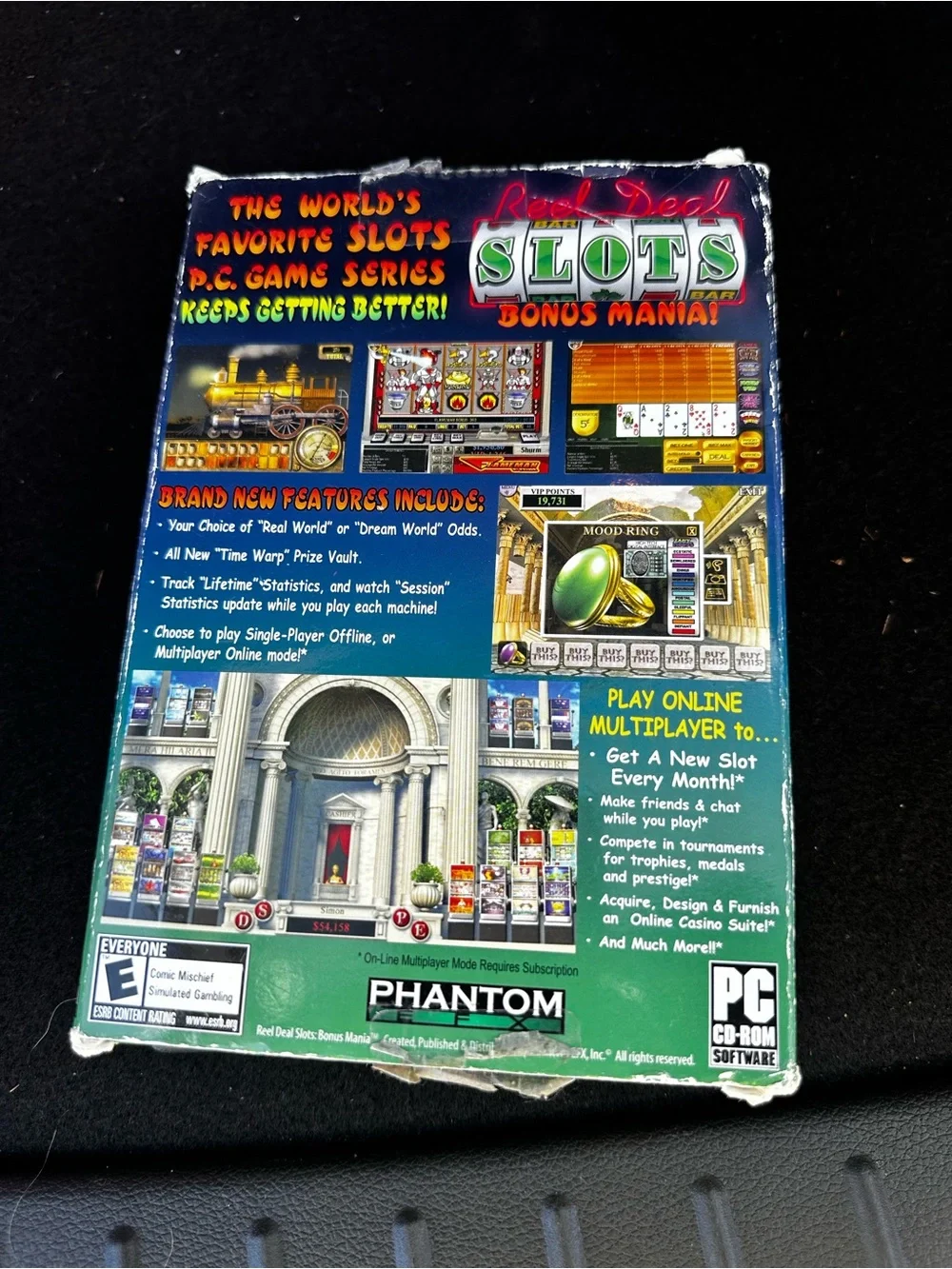 2 games The Sims 2 Double Deluxe PC + Red Deal Slots PC Game Set - open/used